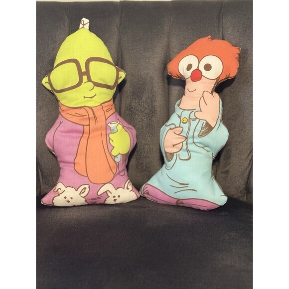 JIM HENSON’S 1985 MUPPETS Babies BEAKER THE LAB ASSISTANT & BUNSEN Plush - Picture 2 of 11